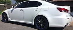 Lexus with Rim Skins