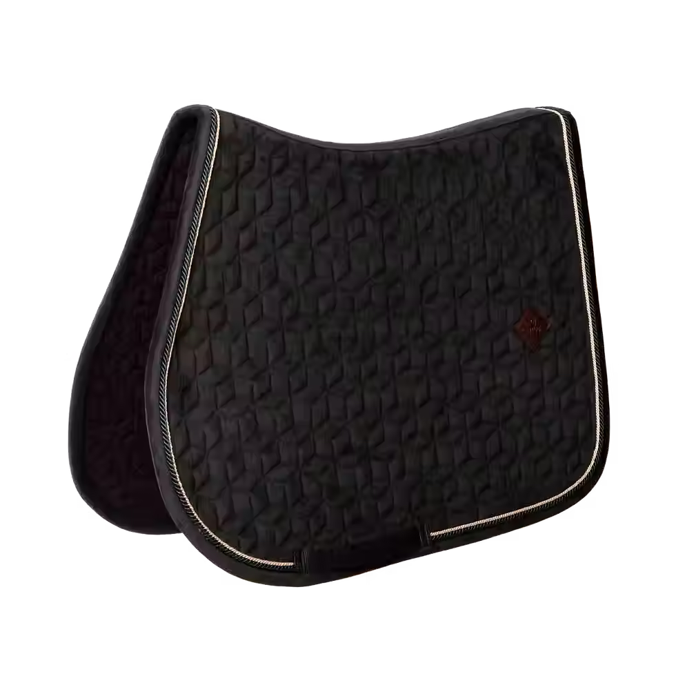 Tapis de selle Velvet vert sapin - Kentucky Horsewear