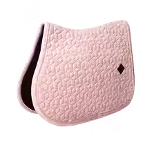 Tapis de selle Velvet rose pâle - Kentucky Horsewear