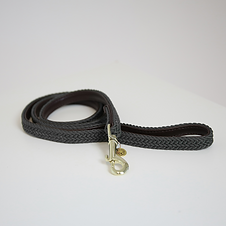 Laisse pour Chien en Nylon Tressé Gris - Kentucky Dogwear