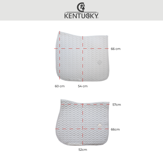 Thumbnail: Tapis de Selle Classique Beige - Kentucky Horsewear