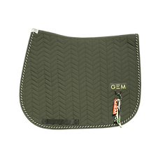 Tapis de selle Pasta kaki - GEM