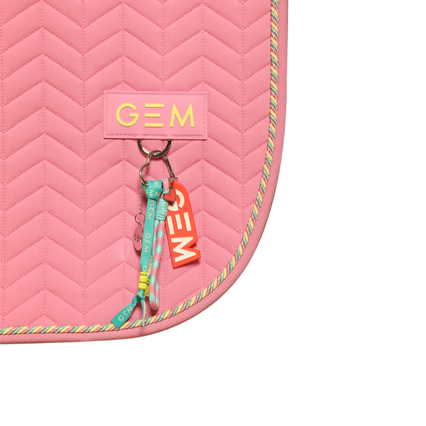Thumbnail: Tapis de selle Pasta rose - GEM