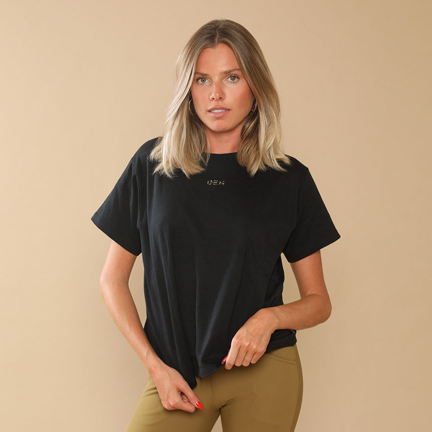 T-shirt Éclair logo léopard - GEM