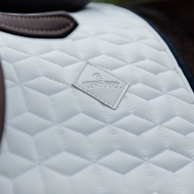 TAPIS DE SELLE SOFTSHELL BLANC KENTUCKY HORSEWEAR