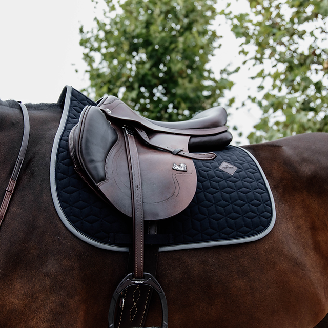 TAPIS DE SELLE SOFTSHELL BLEU KENTUCKY HORSEWEAR