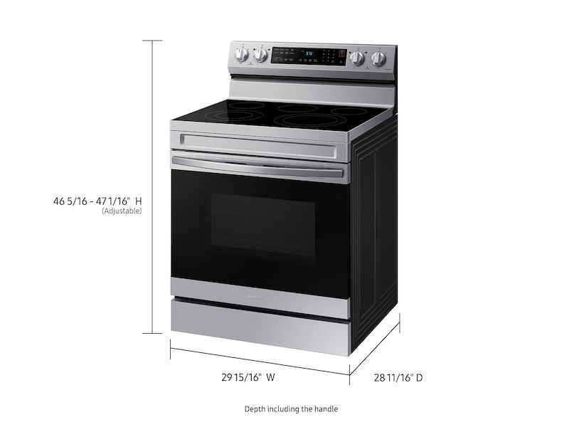 Thumbnail: 6.3 cu. ft. Smart Freestanding Electric Range with No-Preheat Air Fry