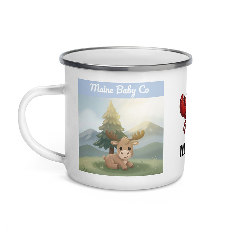 Thumbnail: Enamel Mug MAINE Baby Co 2026 Mug