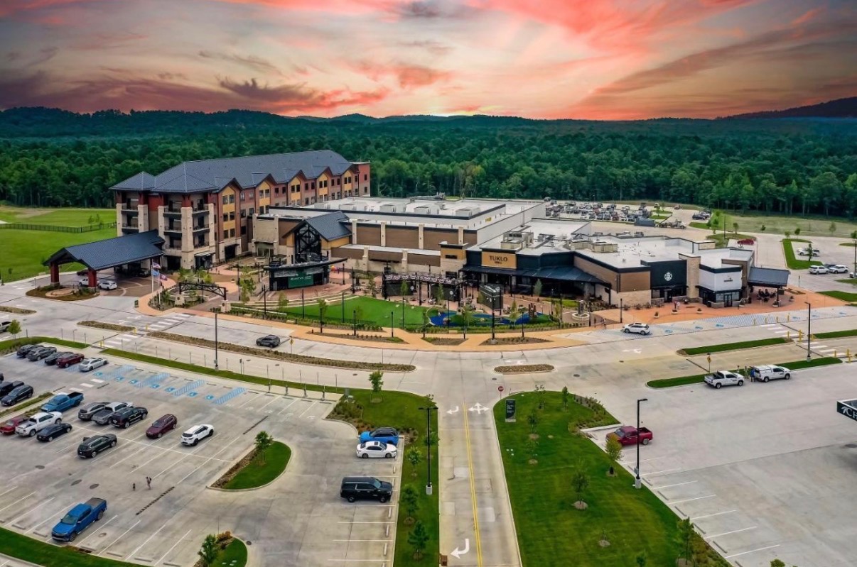 Choctaw Landing Casino Aerial View