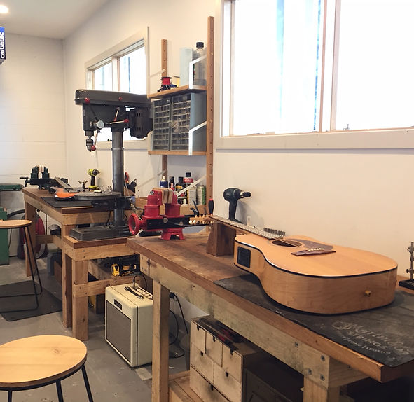 Inside the Melbourne Guitar Repair workshop