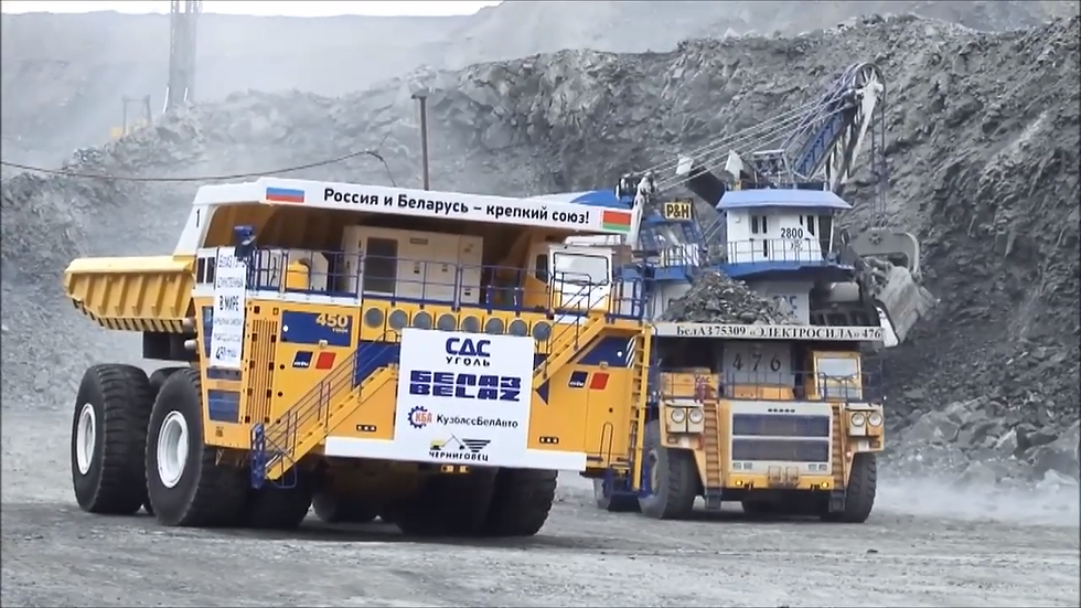 „BelAZ“ savivartis (Wikimedia Commons / Hasan Hüseyin Kulak nuotr.)