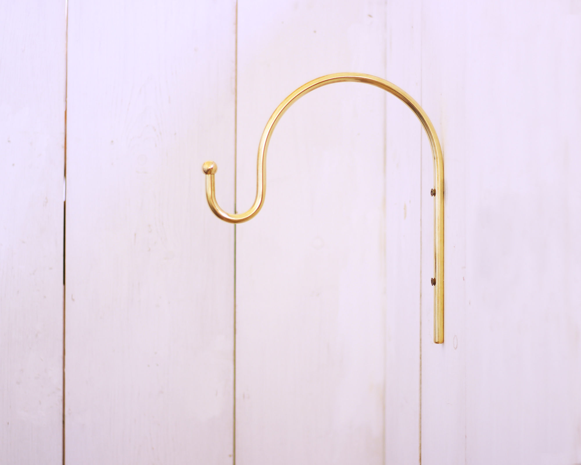 Brass plant hanger