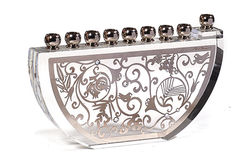 2.SEMI-CIRCLE MENORA FILIGRANT