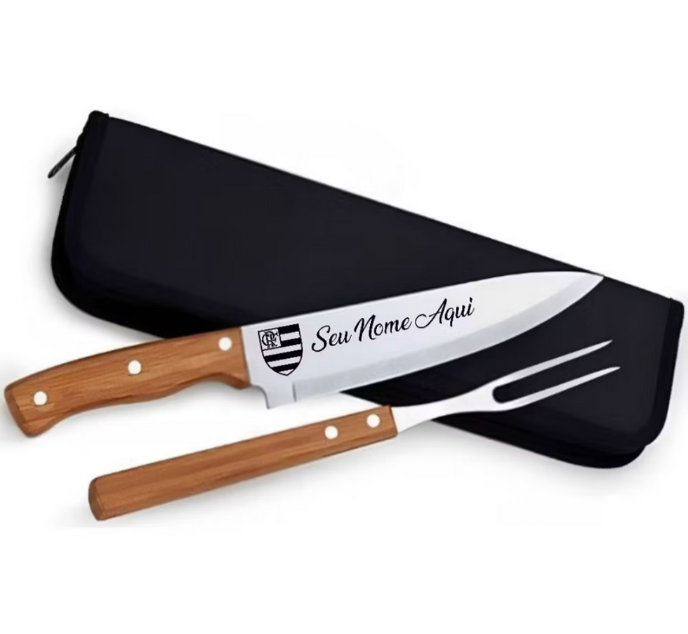 Miniatura: Kit churrasco Personalizado com case