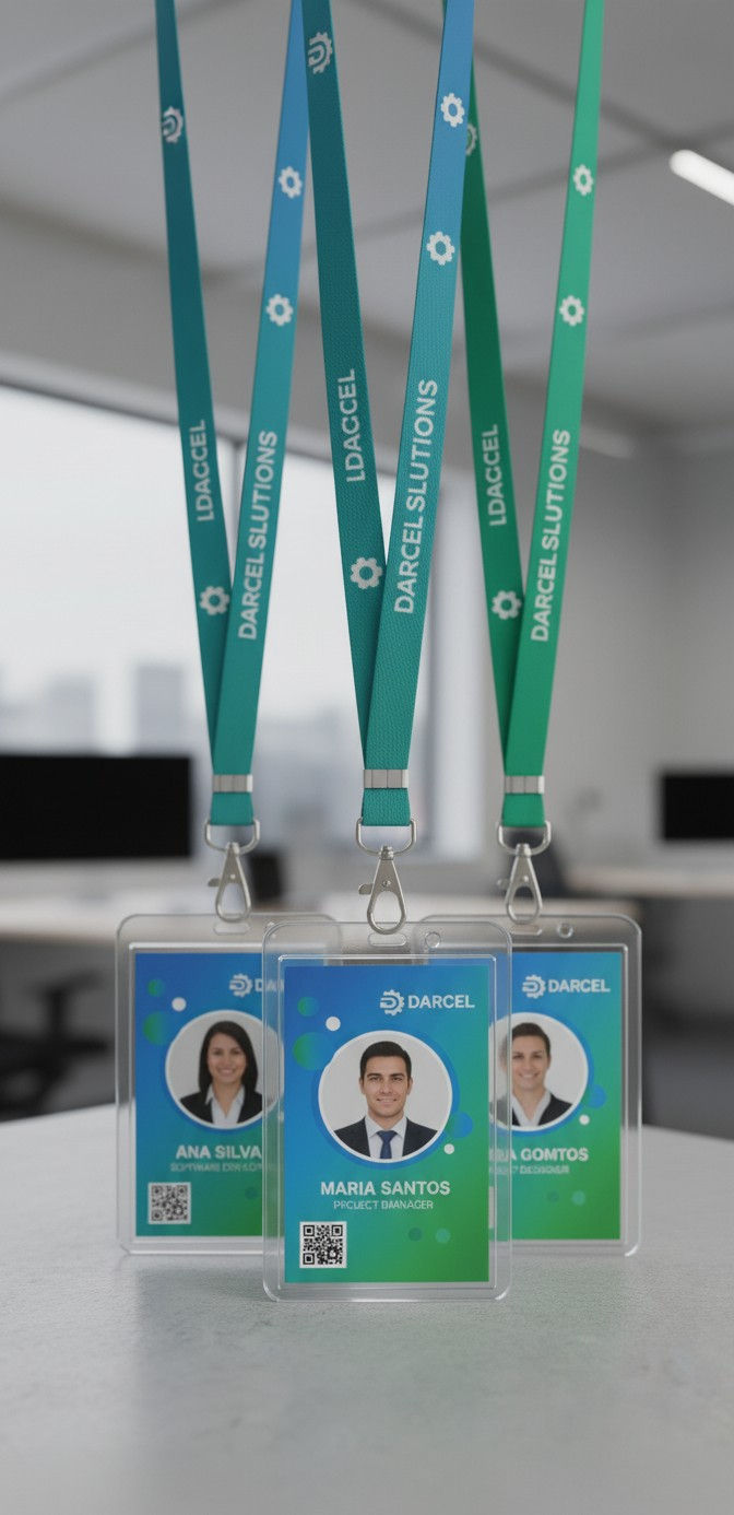 Miniatura: Crachá mais cordão Personalizado 