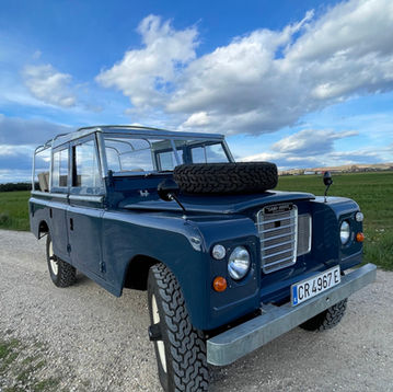 qdp motors land rover series blue fully refurbished