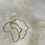 Thumbnail: Gold AFRICA Map Earrings