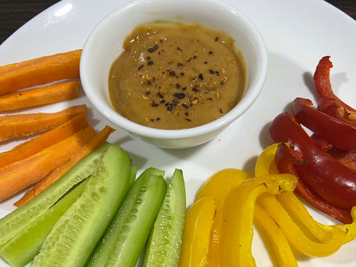How to make super easy, healthy and tasty peanut sauce/satay sauce in 10 minutes or less