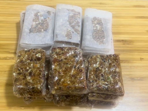 No-Bake Protein/Energy Bar or Treat with No Added Sugar or Oil