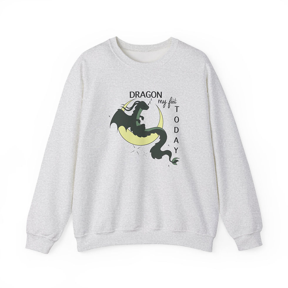 Thumbnail: Dragon My Feet Today Sweatshirt