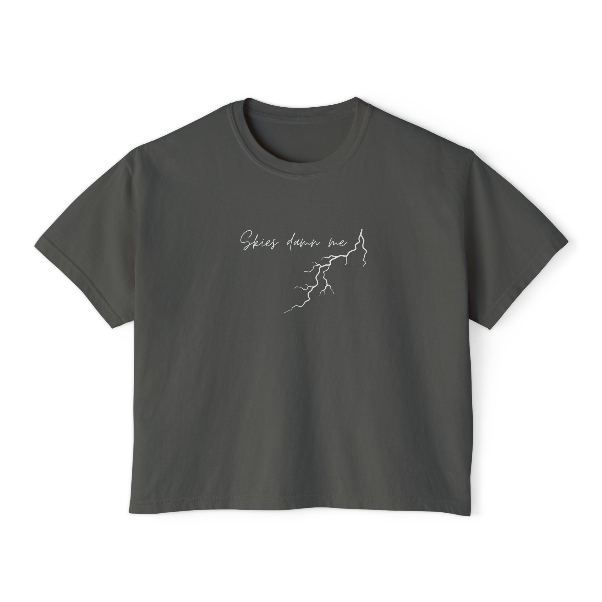 Leena Kazak - Skies Boxy Tee
