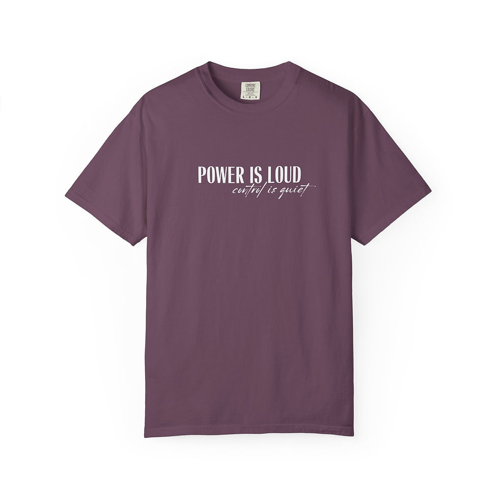 Thumbnail: Caty Rogan - Power Is Loud Tee