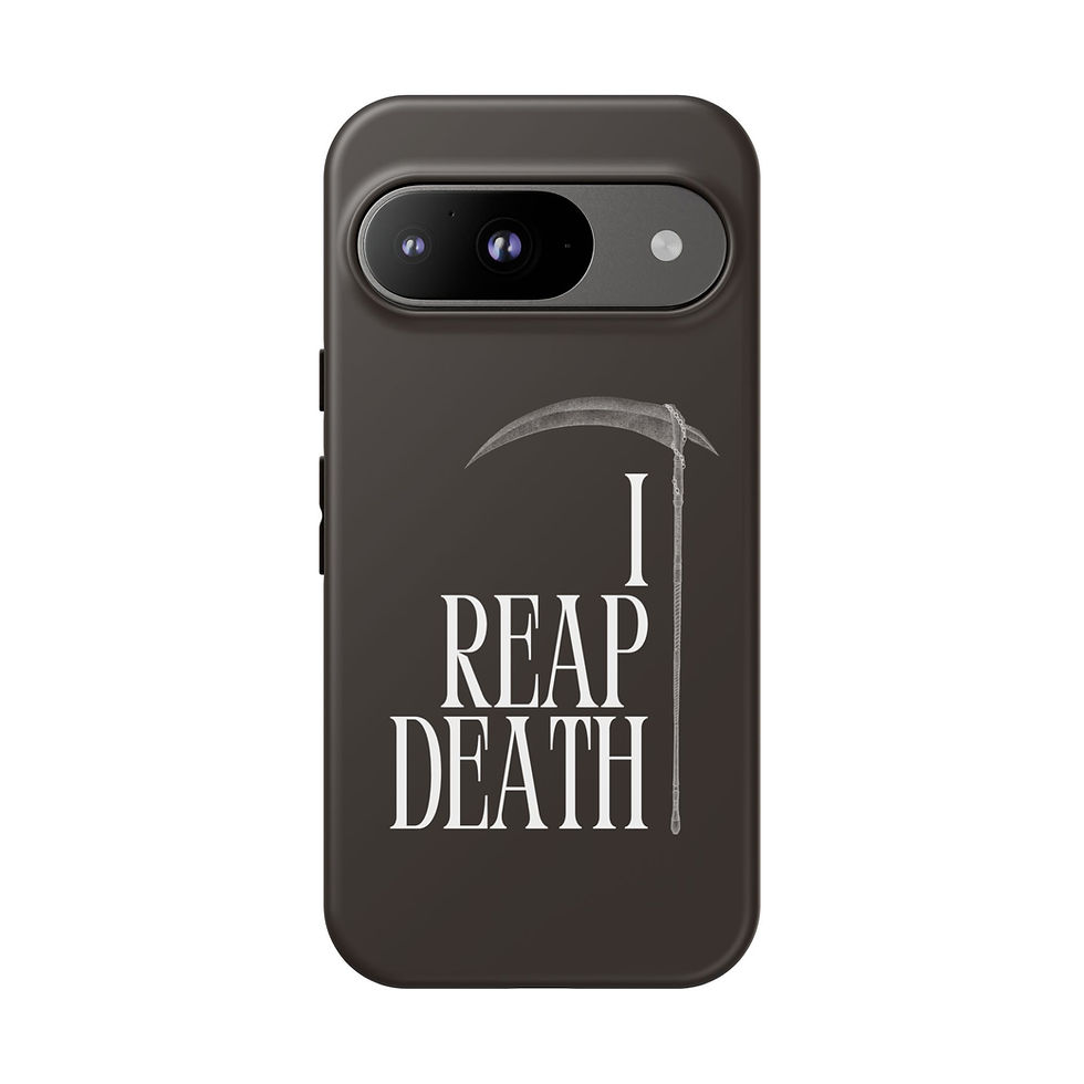 Thumbnail: Caty Rogan - I Reap Death Phone Case