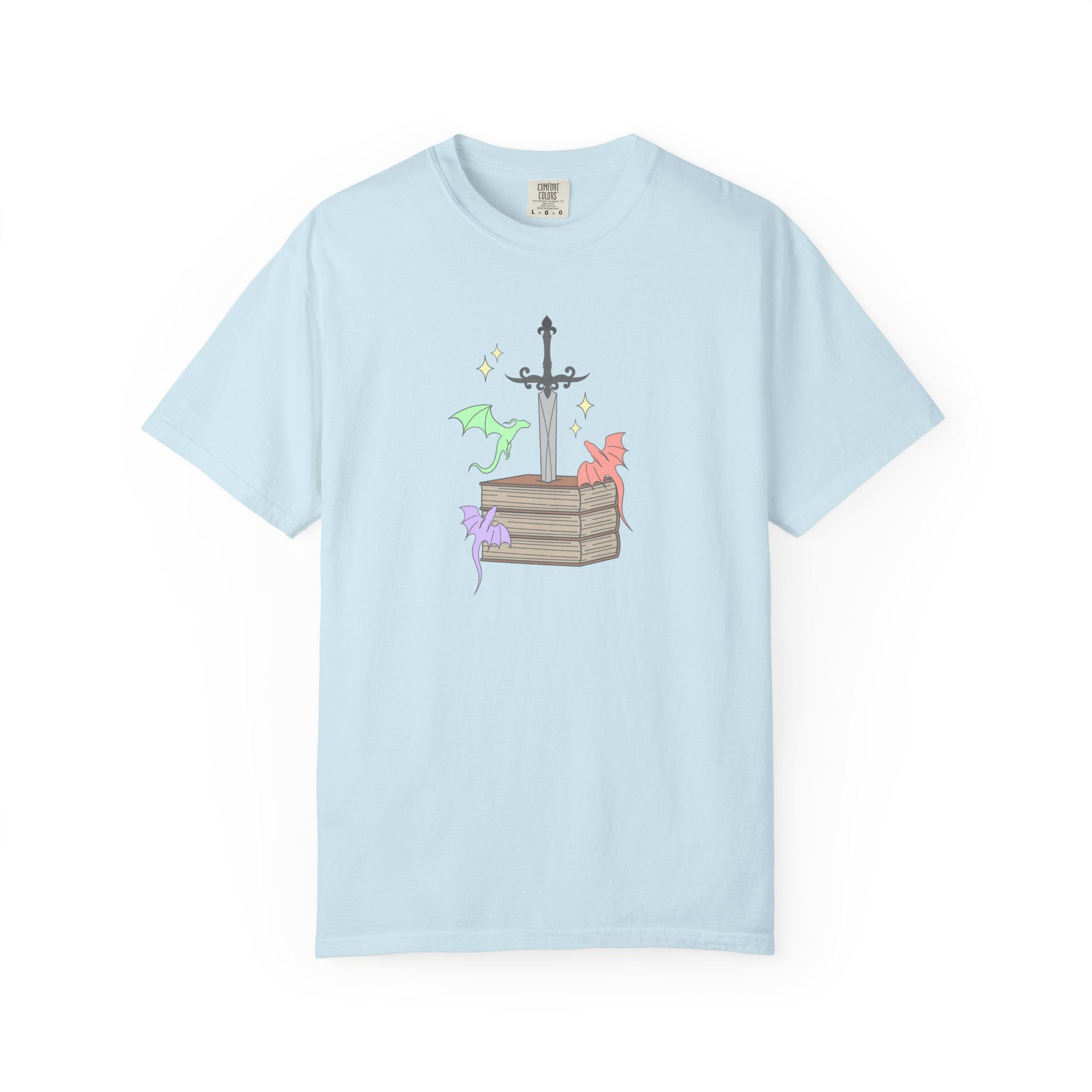Cozy Dragons Book Stack Tee