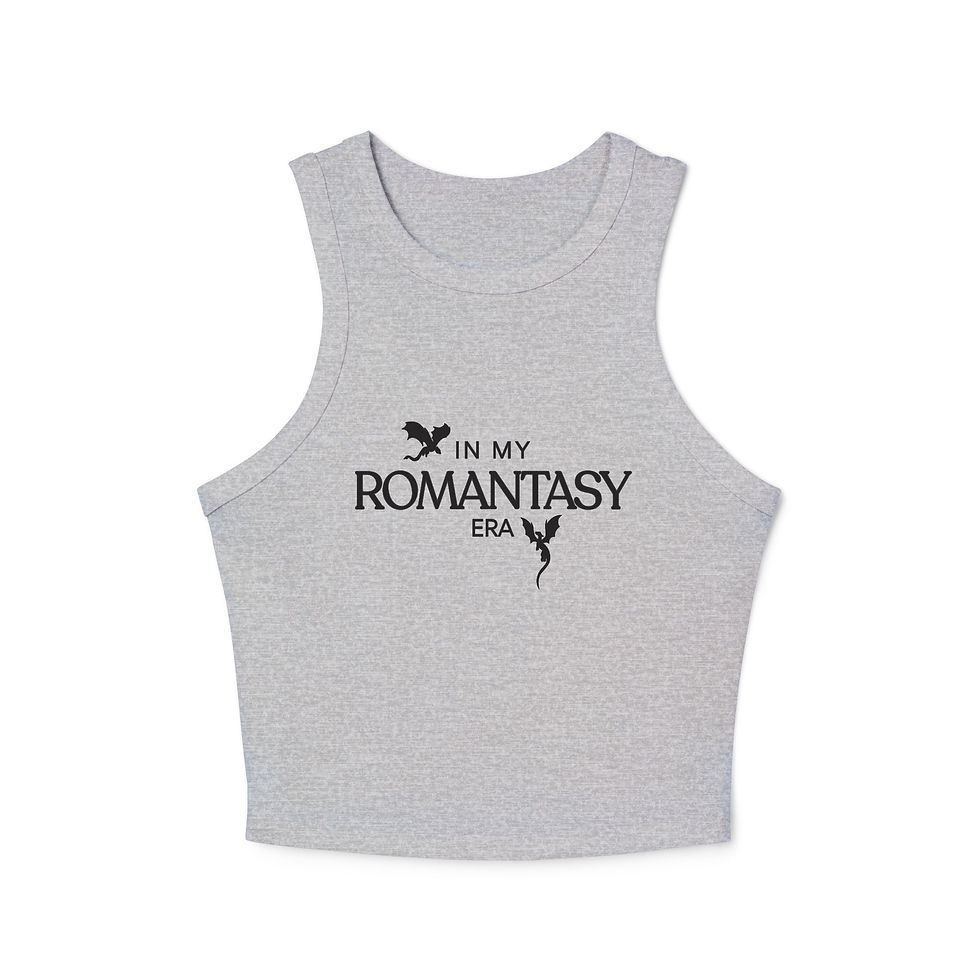 Thumbnail: In My Romantasy Era Racer Tank Top