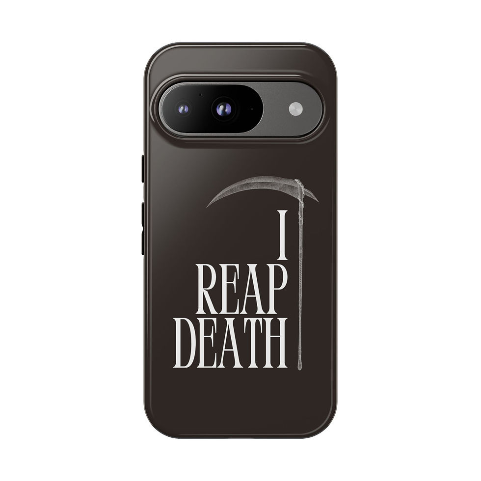 Thumbnail: Caty Rogan - I Reap Death Phone Case