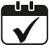 Logo of a calendar