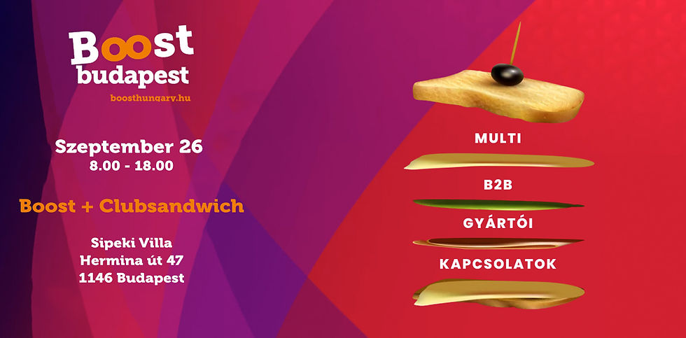 Boost Budapest Explore x ClubSandwich Megaesemény pószter