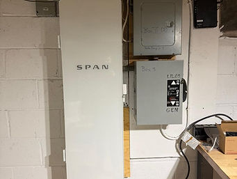 SPAN smart electrical panel installed by SPAN Certified Partner Homefront Energy on Long Island NY