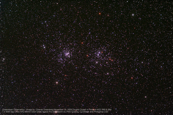 The Double Cluster in Perseus, the pair of open star clusters NGC 869 and NGC 884
