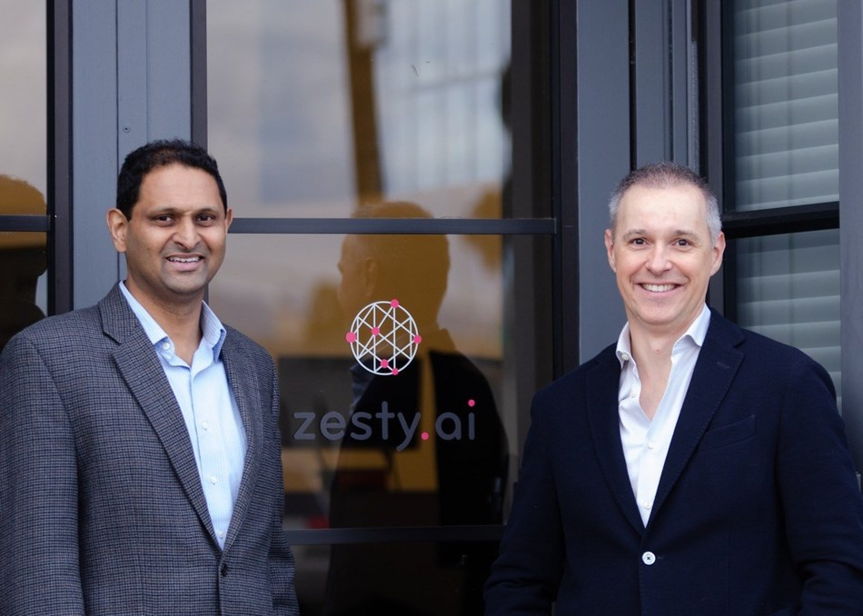 Zesty.ai Co-Founders, Kumar Dhuvur, Head of Product and Attila Toth, CEO