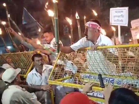 Kalita community protest in Nalbari Assam demanding Scheduled Tribe status and Sixth Schedule inclusion.