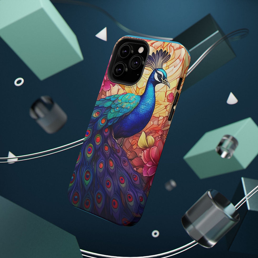 Thumbnail: Prancing Peacock Impact-Resistant Cases