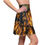 Thumbnail: Disco Pumpkin Women's Skater Skirt (AOP)