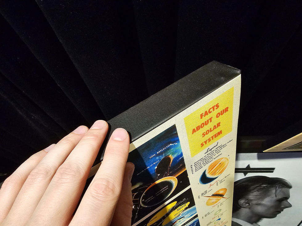 Space Info - Hand Made Museum Wrapped Canvas and Wood Frame