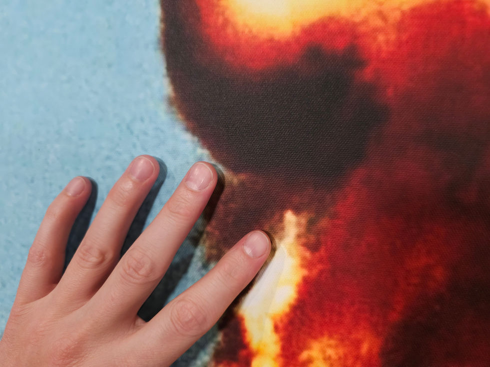 Boom - Hand Made Museum Wrapped Frame