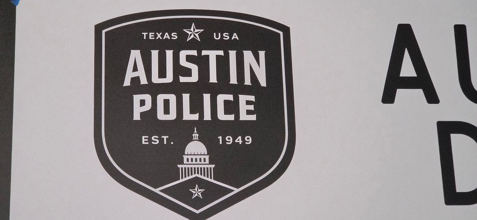 Prop Police Department Sign