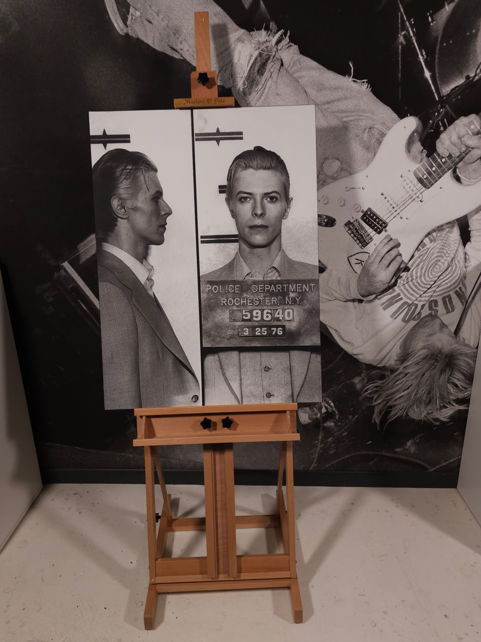 Bowie - Hand Made Museum Wrapped Canvas and Wood Frame