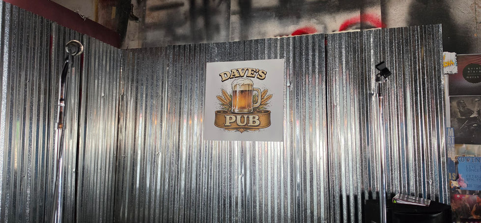 Dave's Pub Sign Prop