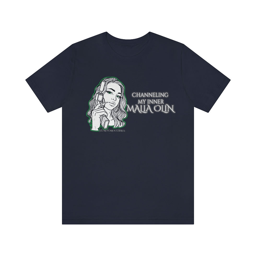Thumbnail: Channeling My Inner Malia Olin Unisex Jersey Short Sleeve Tee **Front Only**