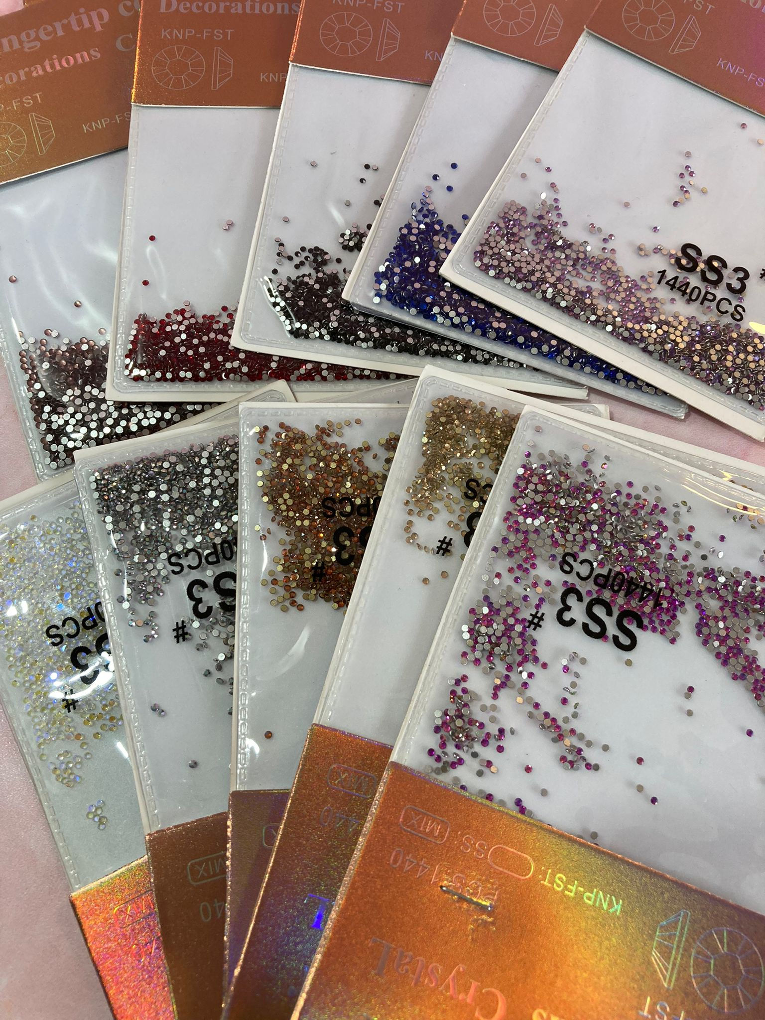 Cristales (Tamaño SS3) - Diferentes Colores