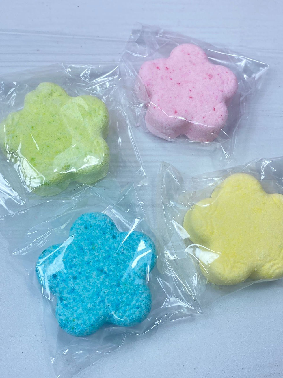 Bombas Efervescentes Hidratantes - Forma Flor