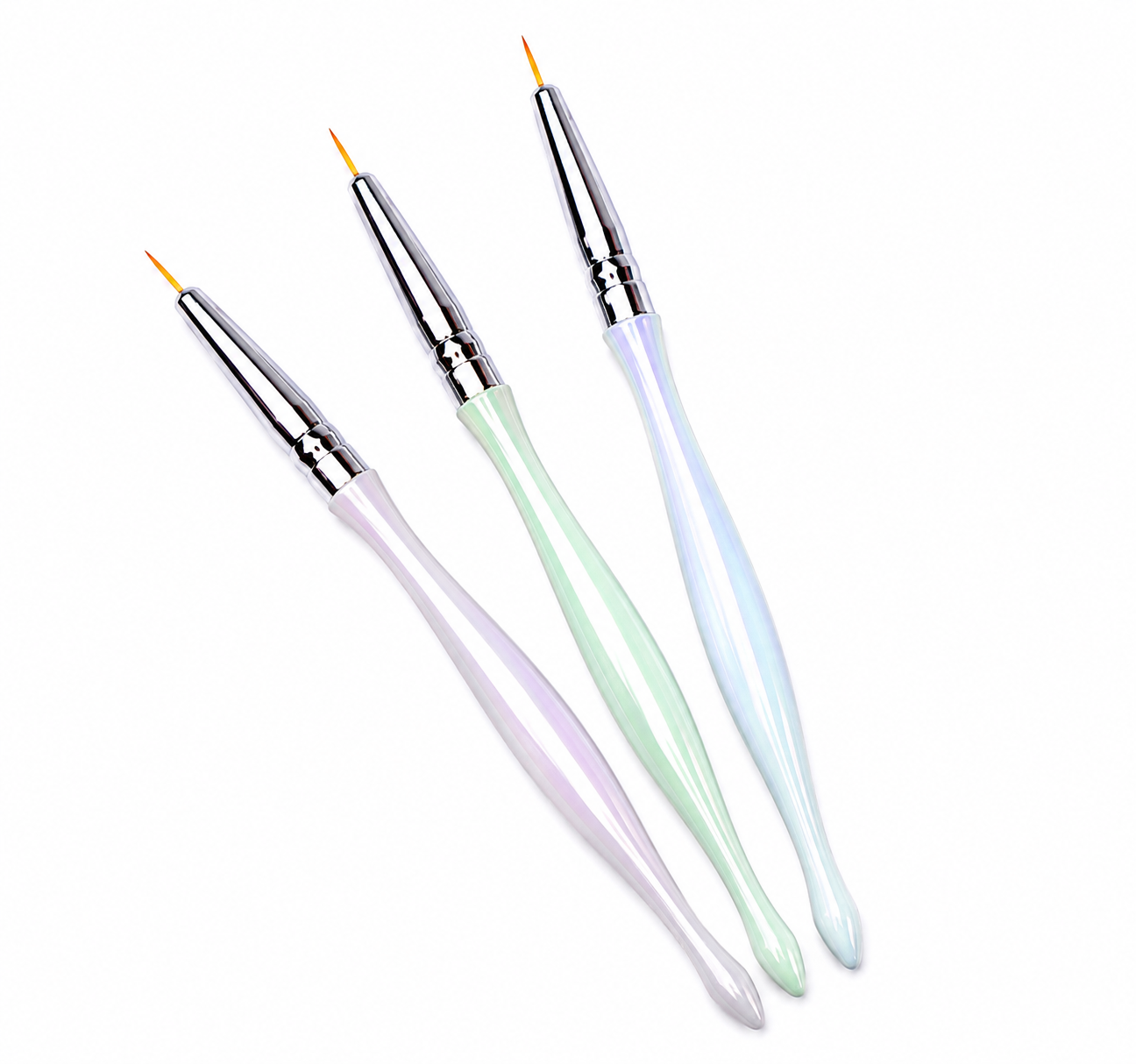 Set de Pinceles Liner Rosado (3Pcs)