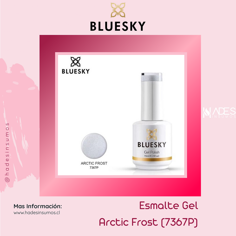 Esmalte Gel - Arctic Frost (7367P) (15ml) - Bluesky