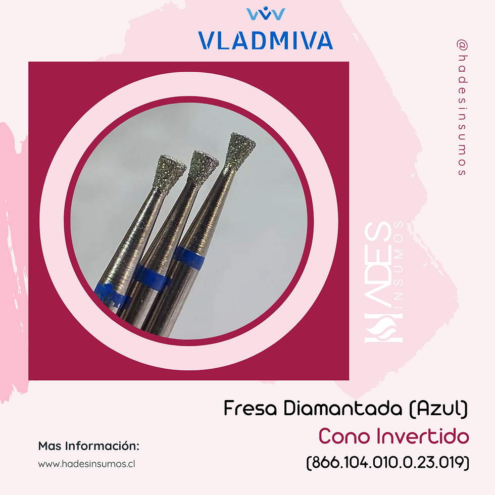Fresa Diamantada🔵Cono Invertido(866.104.010.024.025)