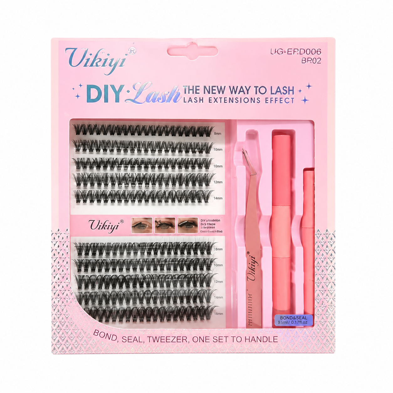 Kit Extensiones de Pestañas DIY Vikiyi